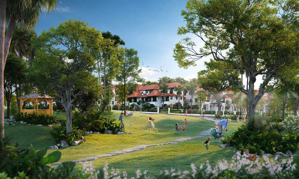 Phối cảnh biệt thự Sun Tropical Village - Dòng wellness second home tiên phong ở Nam Phú Quốc. 