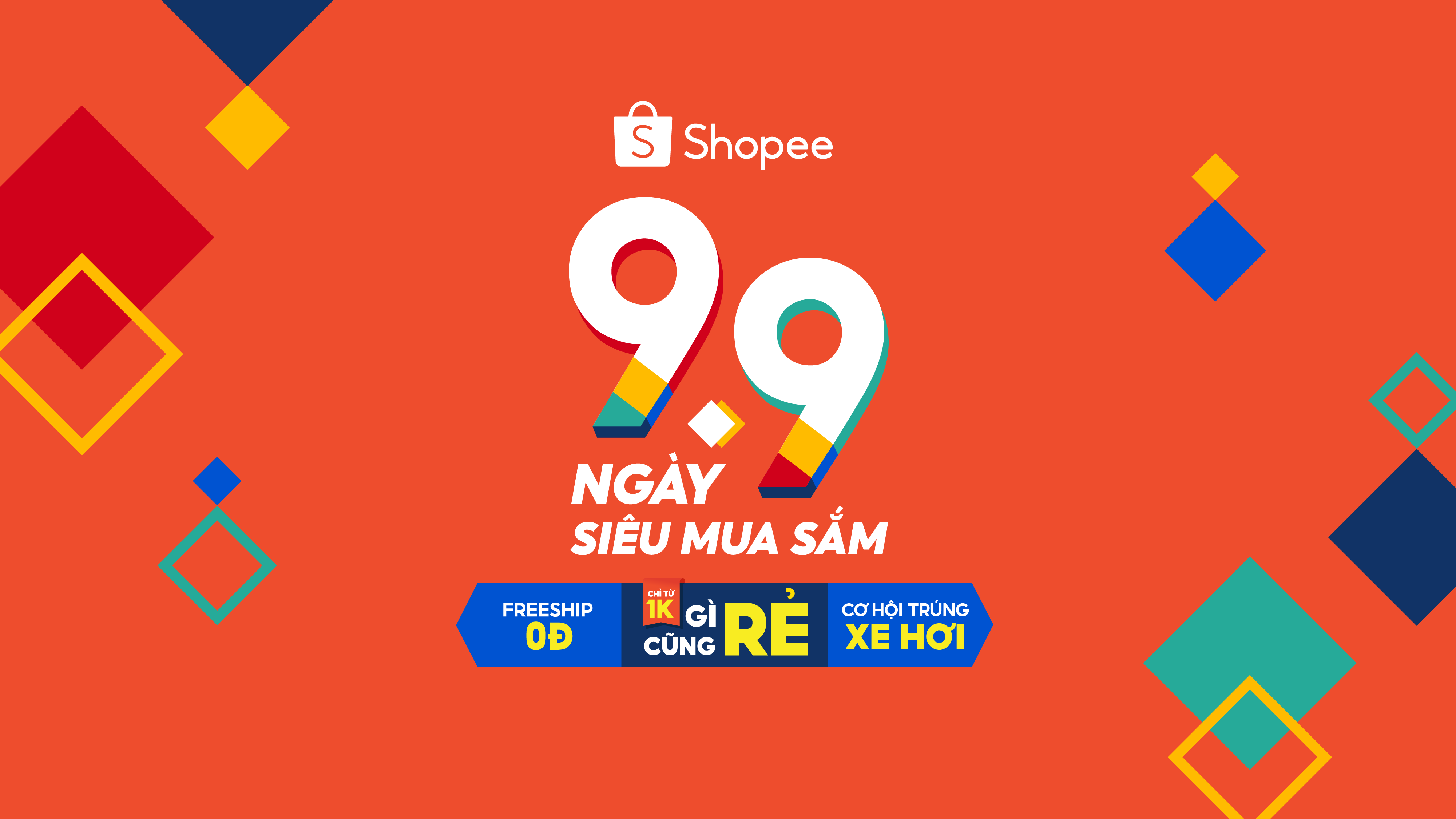 Tại sự kiện 9.9 Ngày siêu mua sắm, Shopee sẽ mang đến cho người dùng những ưu đãi và quà tặng hấp dẫn nhất.