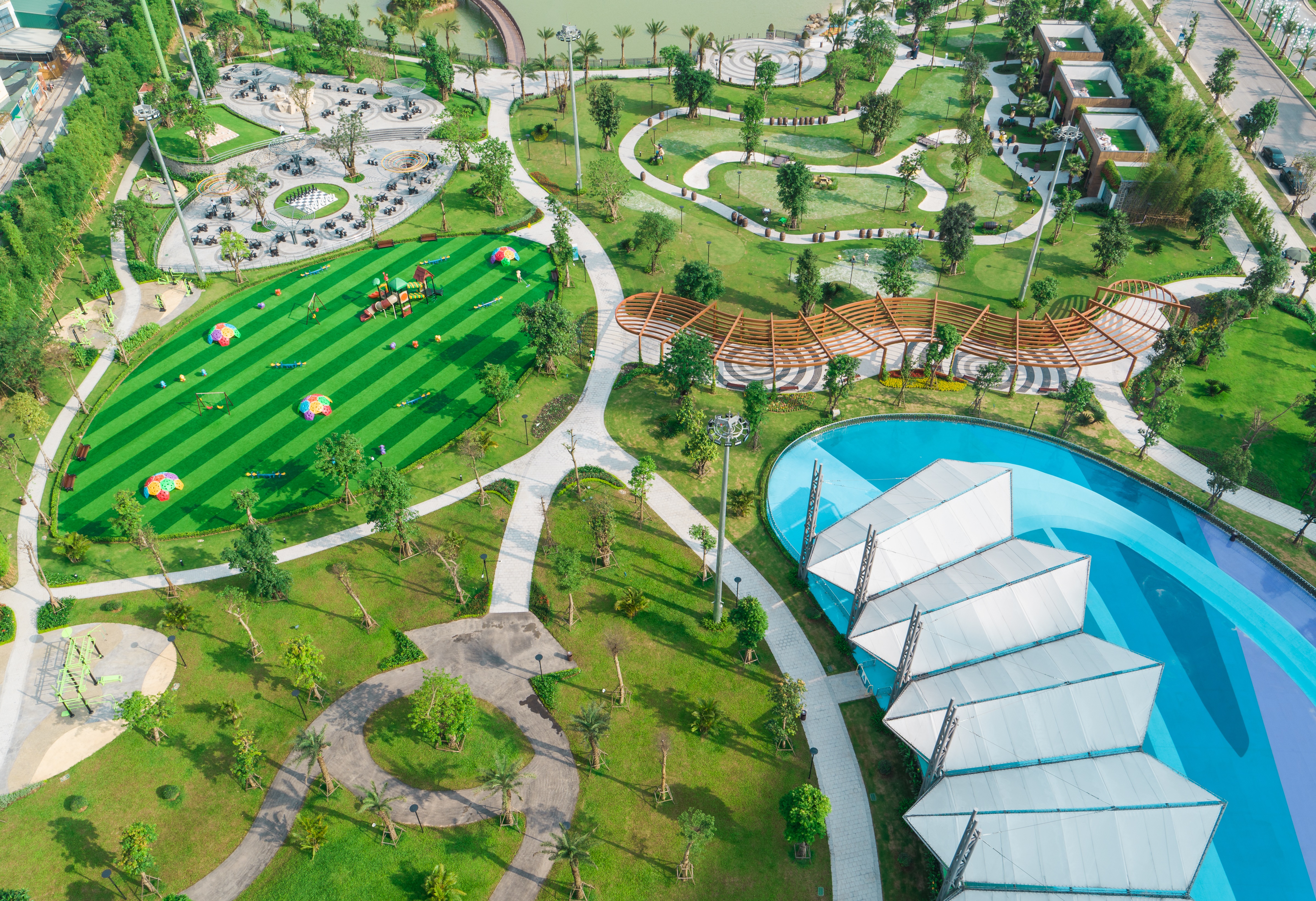 C&ocirc;ng vi&ecirc;n thể thao đ&atilde; đi v&agrave;o hoạt động.