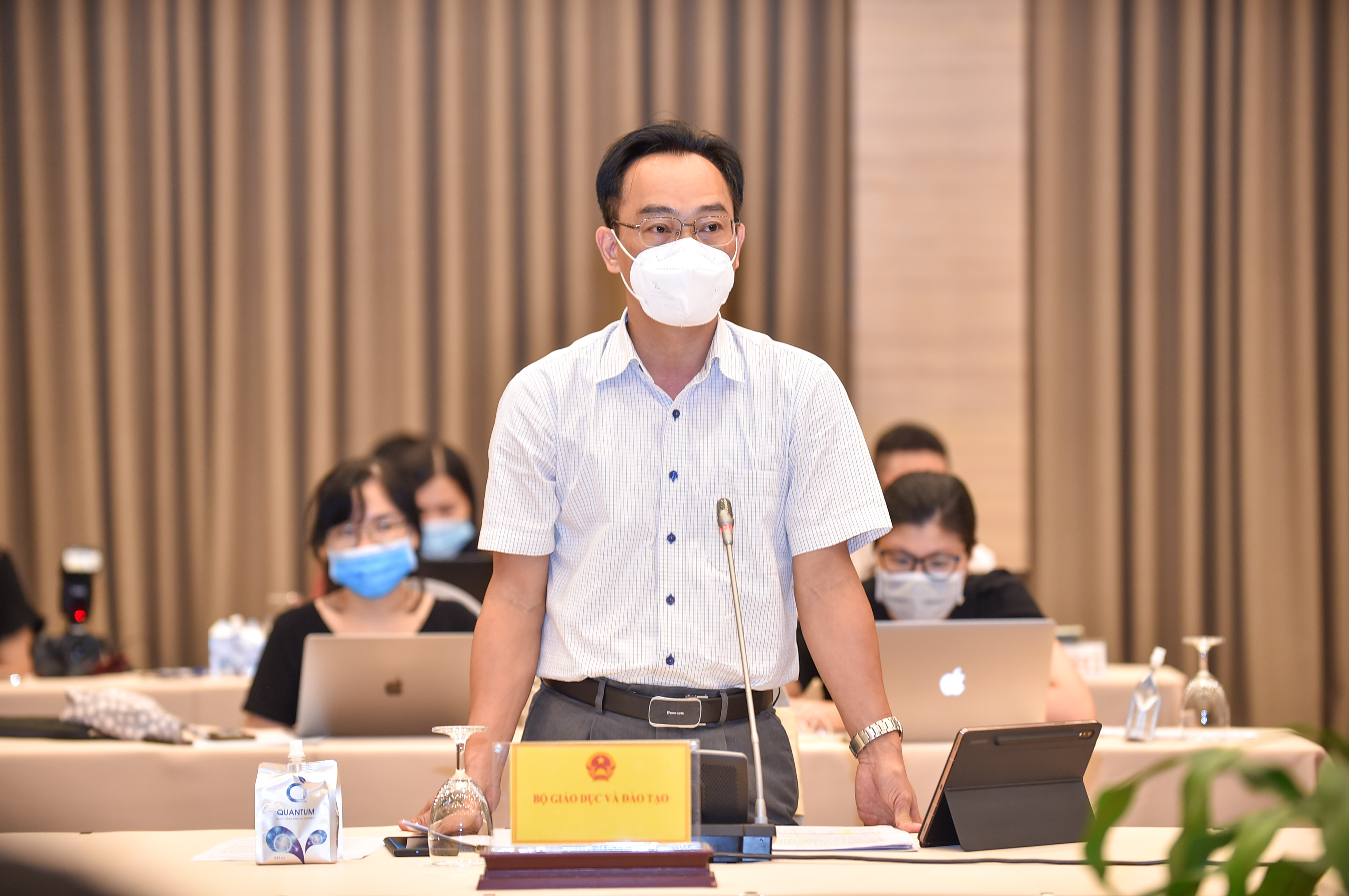 Thứ trưởng Bộ Giáo dục và Đào tạo Hoàng Minh Sơn - Ảnh: VGP