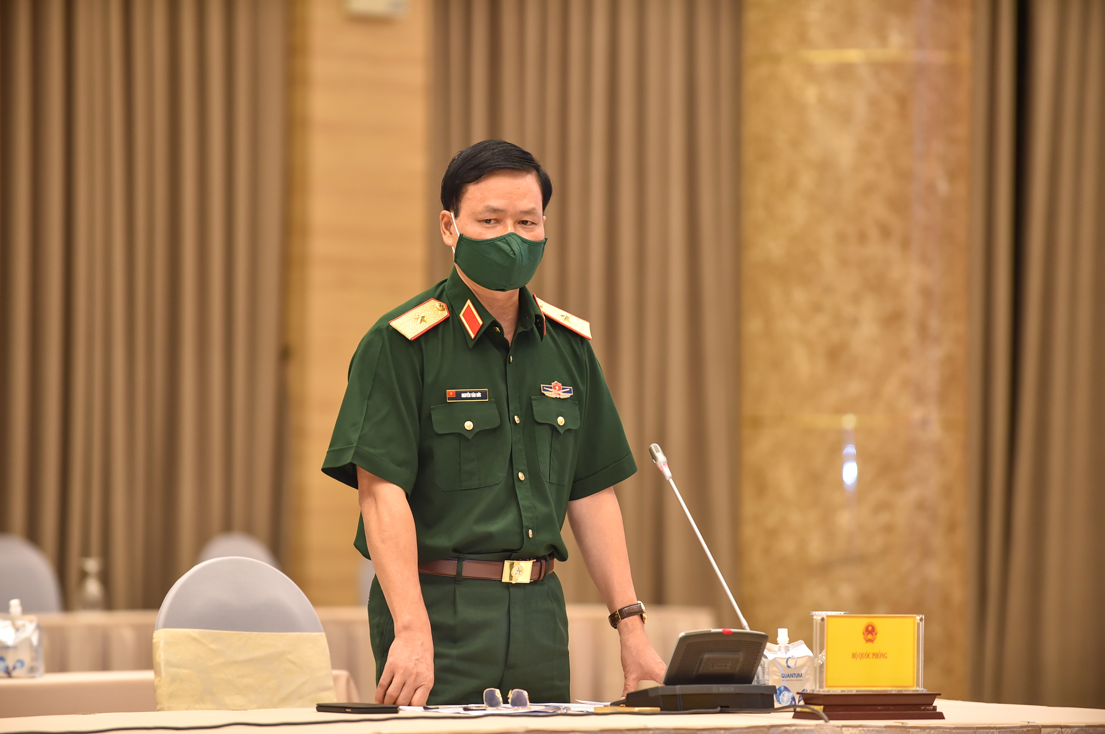 Thiếu tướng Nguyễn Văn Đức, Cục trưởng Cục Tuyên huấn, Bộ Quốc phòng - Ảnh: VGP/Nhật Bắc