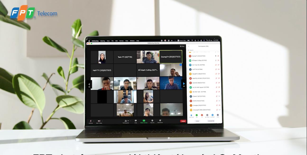 OnMeeting hỗ trợ 1.000 điểm truy cập trong một phòng họp, tương đương với Zoom và vượt xa Cisco Webex, Google Meet, MS Teams.