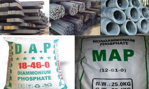 Tiếp nhận đề nghị miễn trừ biện pháp phòng vệ thương mại với thép và phân bón nhập khẩu