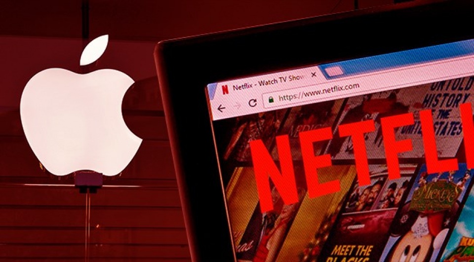 Apple và Netflix hiện lần lượt xếp vị trí thứ 2 và 34 trong xếp hạng FutureBrand Index - Ảnh: Uproxx 