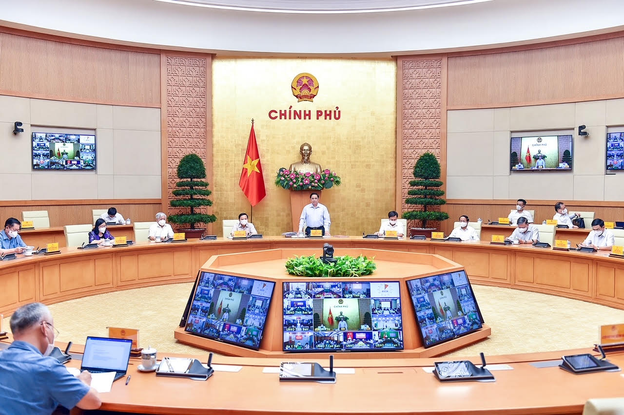 To&agrave;n cảnh cuộc họp. Ảnh: VGP