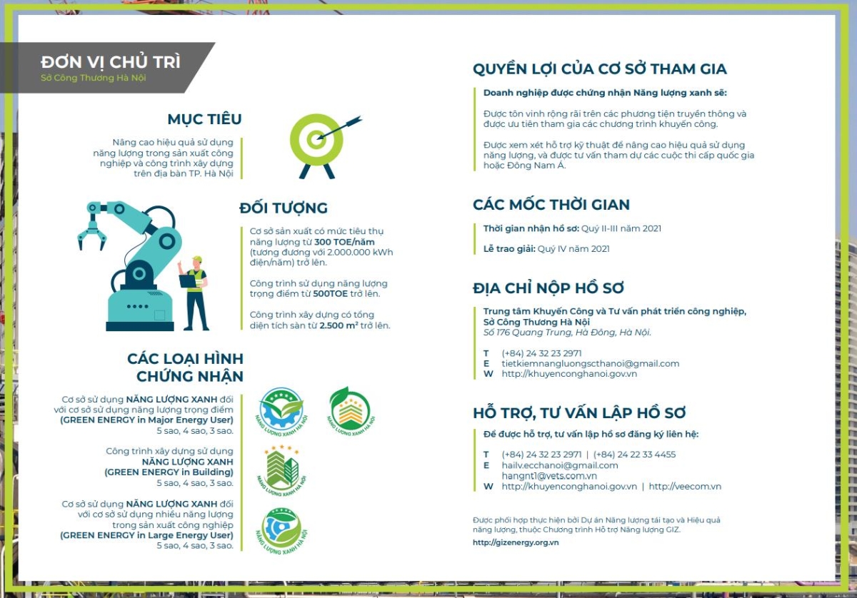 Nhiều lợi &iacute;ch của chương tr&igrave;nh đối với cơ sở x&acirc;y dựng v&agrave; mục ti&ecirc;u ph&aacute;t triển bền vững của Việt Nam.