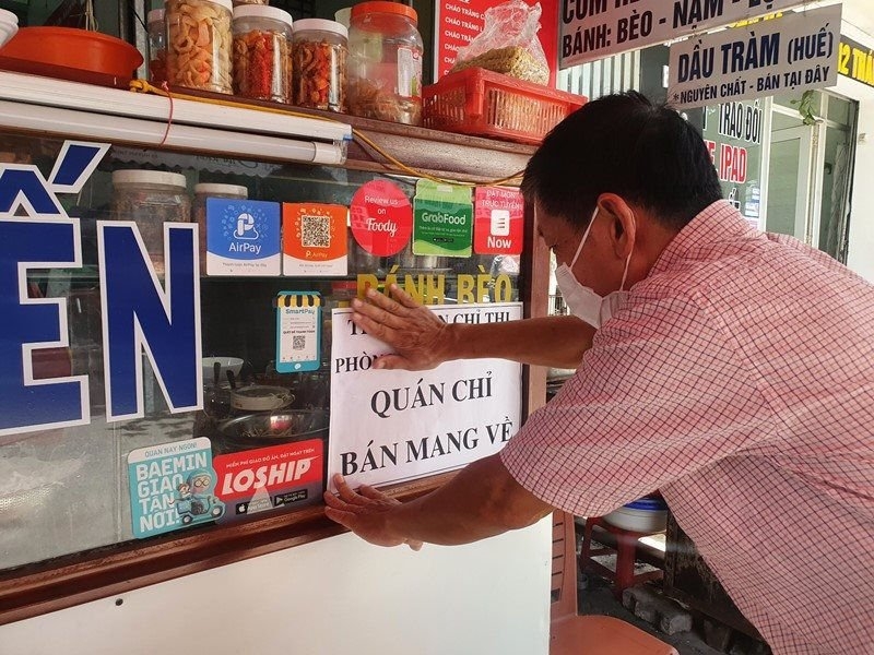 TP.HCM cho phép mở lại dịch vụ ăn uống, nhưng chỉ bán mang đi