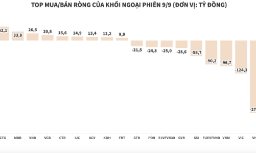 Khối ngoại đẩy mạnh bán ròng lên gần 846 tỷ đồng