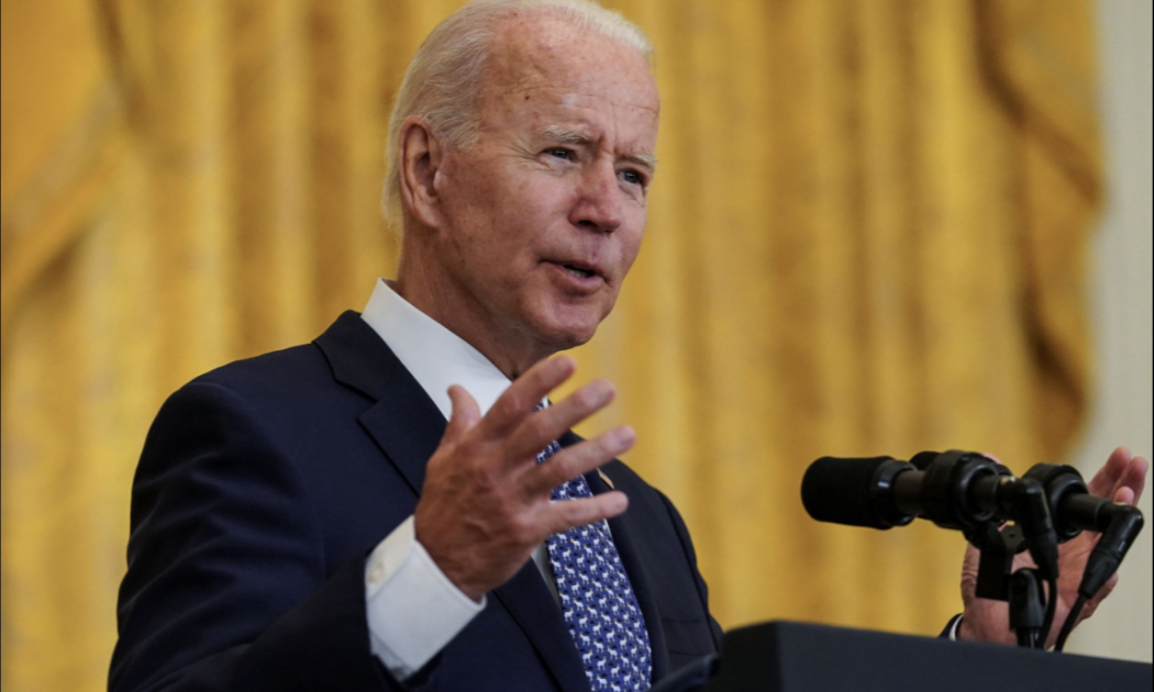 Tổng thống Mỹ Joe Biden phát biểu tại Nhà Trắng hôm 8/9 - Ảnh: Reuters.