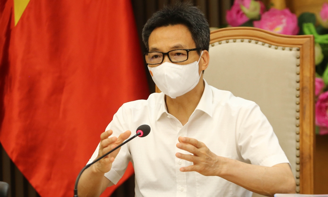 Phó Thủ tướng Vũ Đức Đam làm việc với một số bộ và doanh nghiệp công nghệ chiều 10/9. Ảnh - VGP.