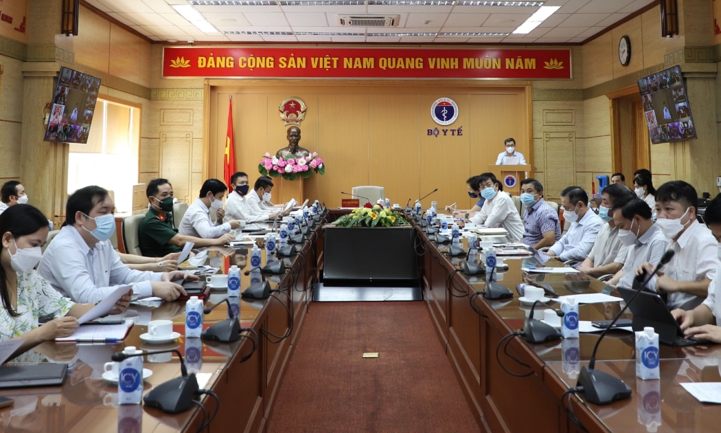 Hội nghị trực tuyến tập huấn triển khai Đề án tăng cường khả năng cung ứng, sử dụng oxy y tế cho các cơ sở điều trị bệnh nhân Covid-19.