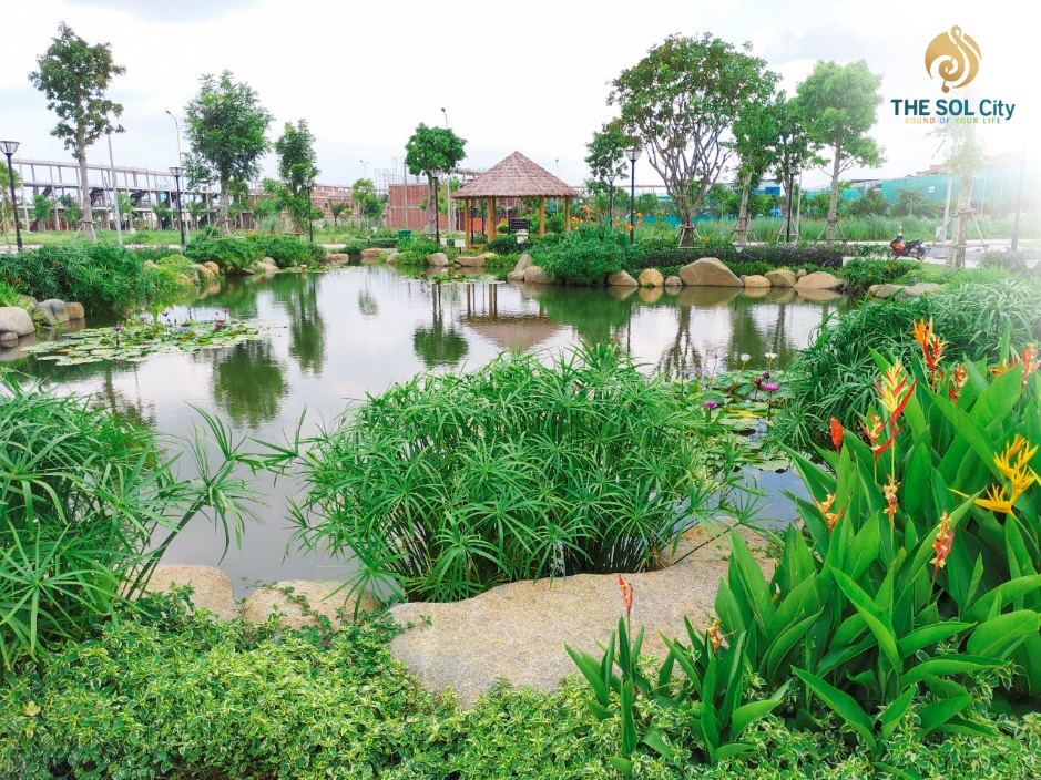 Kh&ocirc;ng gian sống xanh, t&aacute;ch biệt với tiện &iacute;ch đồng bộ khiến The Sol City h&uacute;t nh&agrave; đầu tư.