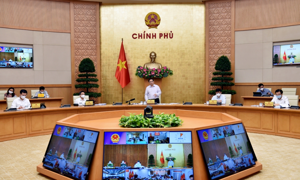 Thủ tướng phát biểu tại buổi làm việc - Ảnh: VGP