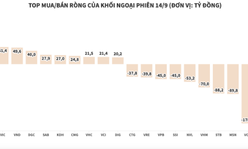Khối ngoại trở lại gom VIC sau 2 tháng miệt mài bán ròng