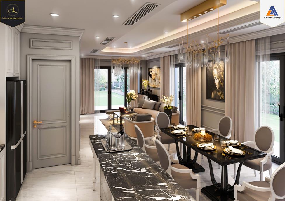 Biệt thự Anlac Green Symphony - biểu tượng của phong cách sống thời thượng, lý tưởng về công năng, hoàn hảo về diện tích.