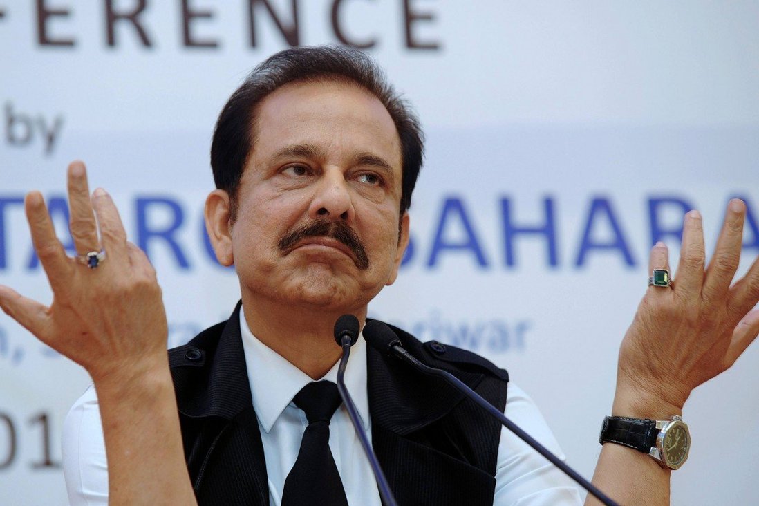Subrata Roy, chủ tịch tập đoàn đa ngành Sahara - Ảnh: AFP