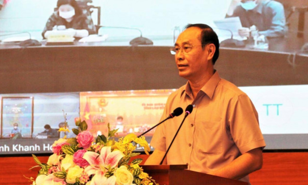 Thứ trưởng Bộ Giao thông vận tải Lê Đình Thọ phát biểu tại buổi lễ.