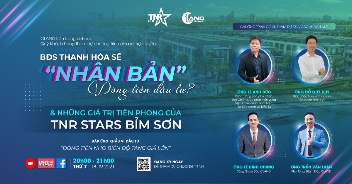 Chương trình được phát sóng trực tiếp trên kênh Fanpage của dự án vào lúc 20h00 ngày 18/09/2021.