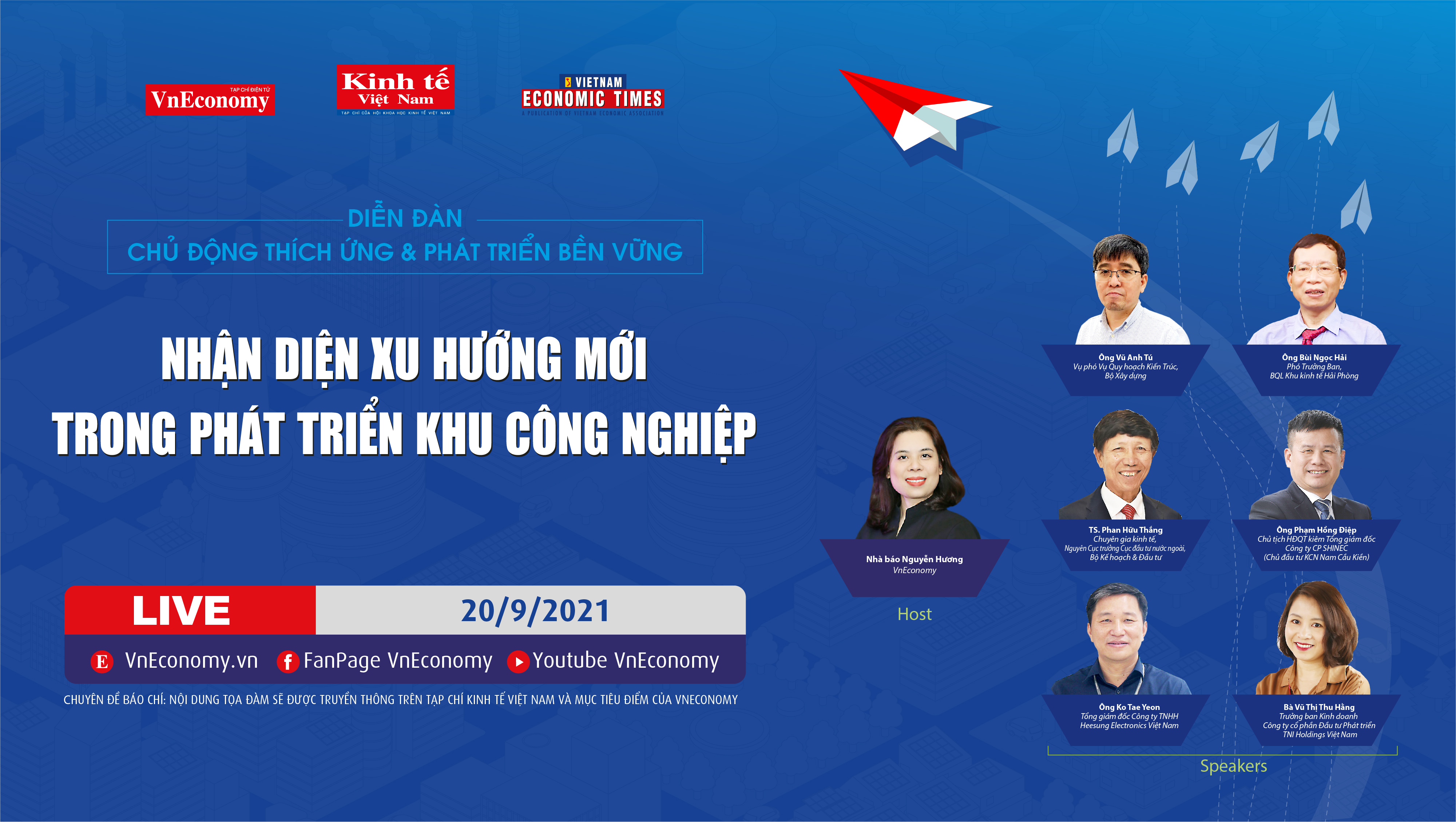 Toạ đàm “Nhận diện xu hướng mới trong phát triển khu công nghiệp