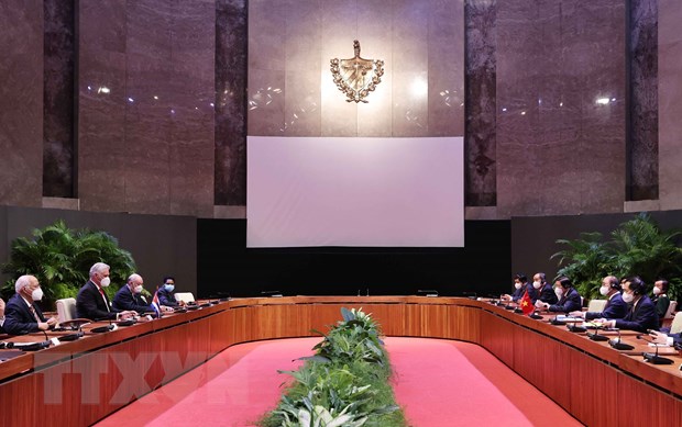 To&agrave;n cảnh hội đ&agrave;m - Ảnh: TTXVN