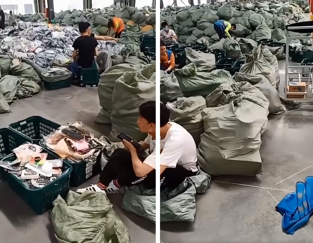 Quang cảnh bên trong một số xưởng may gia công của Shein tại Quảng Châu được tờ Sixth Tone tiết lộ.