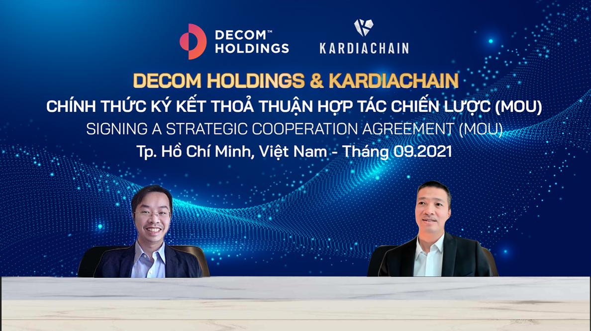 Ông Trí Phạm (bên trái) và ông Phan Đức Trung (bên phải) tại sự kiện.