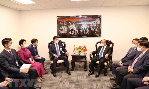 Chủ tịch nước gặp lãnh đạo Mông Cổ, Thụy Sĩ, Áo và Chủ tịch EC tại Mỹ