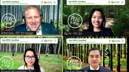 Rubber latex processors acquiring chain of custody certification