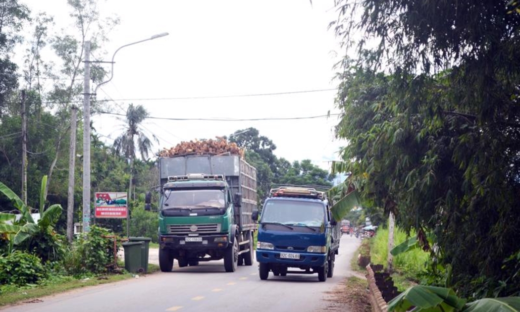 Mặt đường vốn chật hẹp, nhiều đoạn rộng chỉ chừng 3 - 3,5m, tiềm ẩn nguy cơ tai nạn giao thông.