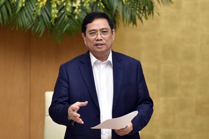 Prime Minister Pham Minh Chinh, Chairman of the National Committee on Digital Transformation. Source: VGP