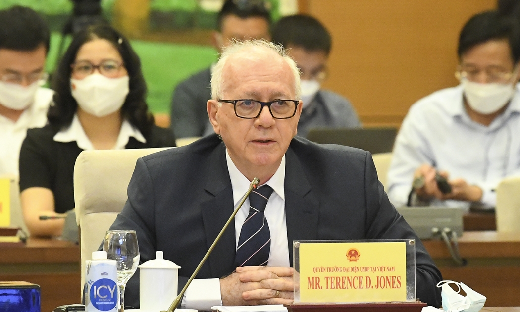 Ông Terence D.Jones, quyền Trưởng Đại diện Thường trú của UNDP - Ảnh: Quochoi.vn