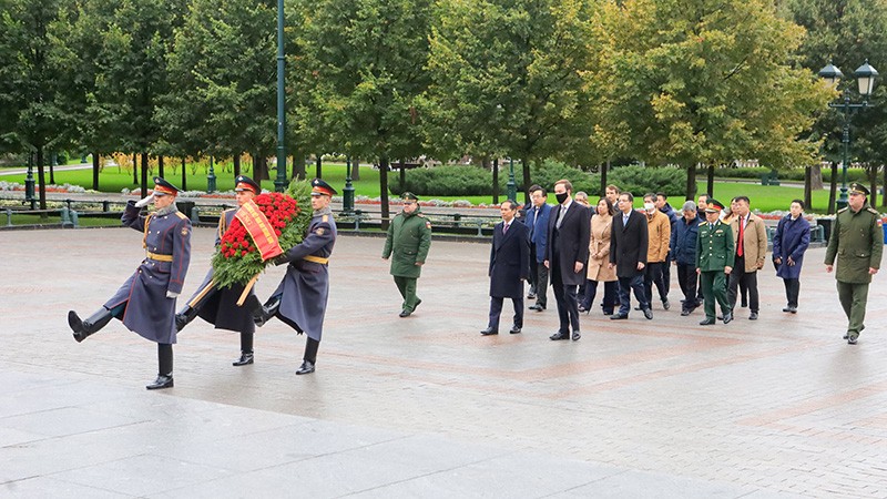 Bộ trưởng Ngoại giao Bùi Thanh Sơn thăm Nga theo lời mời của Bộ trưởng Ngoại giao Nga Sergei Lavrov - Ảnh: Bộ Ngoại giao.