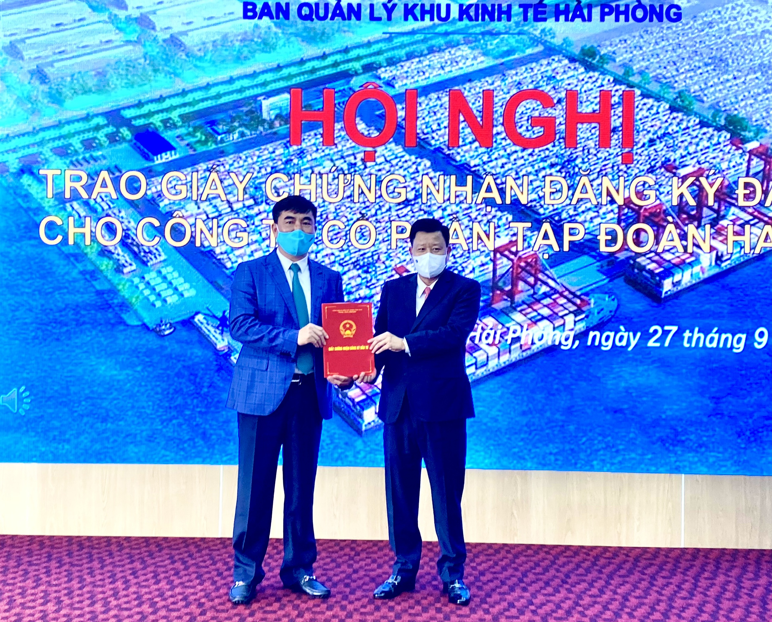 C&ocirc;ng ty cổ phần Tập đo&agrave;n Hateco đ&atilde; ch&iacute;nh thức được th&agrave;nh phố Hải Ph&ograve;ng cấp Giấy chứng nhận đăng k&yacute; đầu tư.