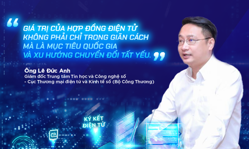 Ông Lê Đức Anh, Giám đốc Trung tâm Tin học và công nghệ số, Cục Thương mại điện tử và Kinh Tế Số, Bộ Công Thương.
