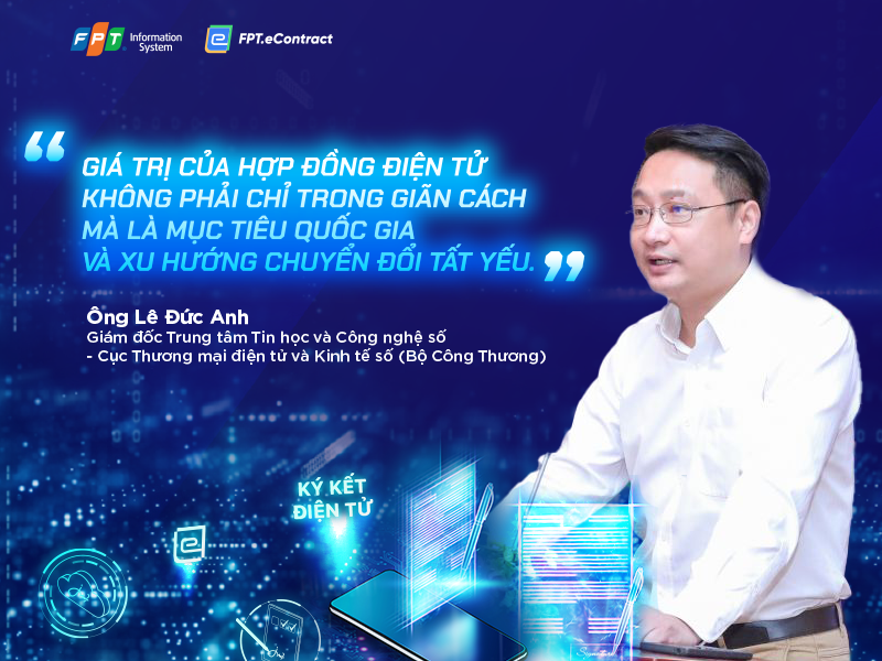 Ông Lê Đức Anh, Giám đốc Trung tâm Tin học và công nghệ số, Cục Thương mại điện tử và Kinh Tế Số, Bộ Công Thương.