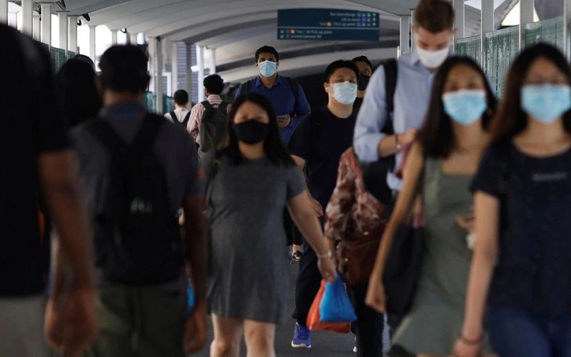 Số ca nhiễm tại Singapore tăng kỷ lục những ngày gần đây - Ảnh: Reuters