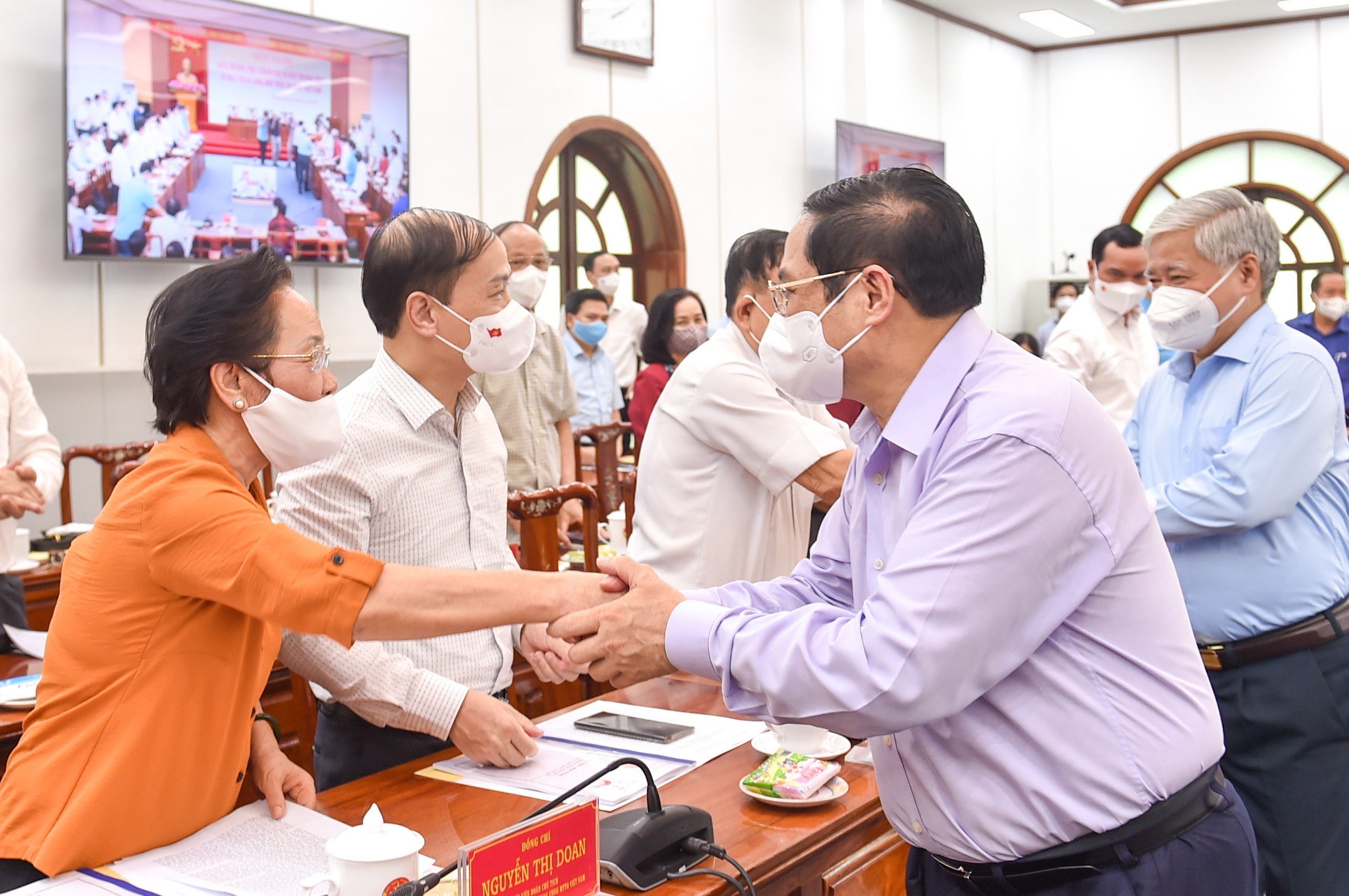 Thủ tướng Chính phủ Phạm Minh Chính và các đại biểu dự hội nghị - Ảnh: VGP