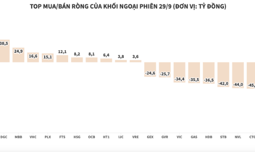 Khối ngoại lại đảo chiều, giảm mua và xả hàng loạt blue-chips