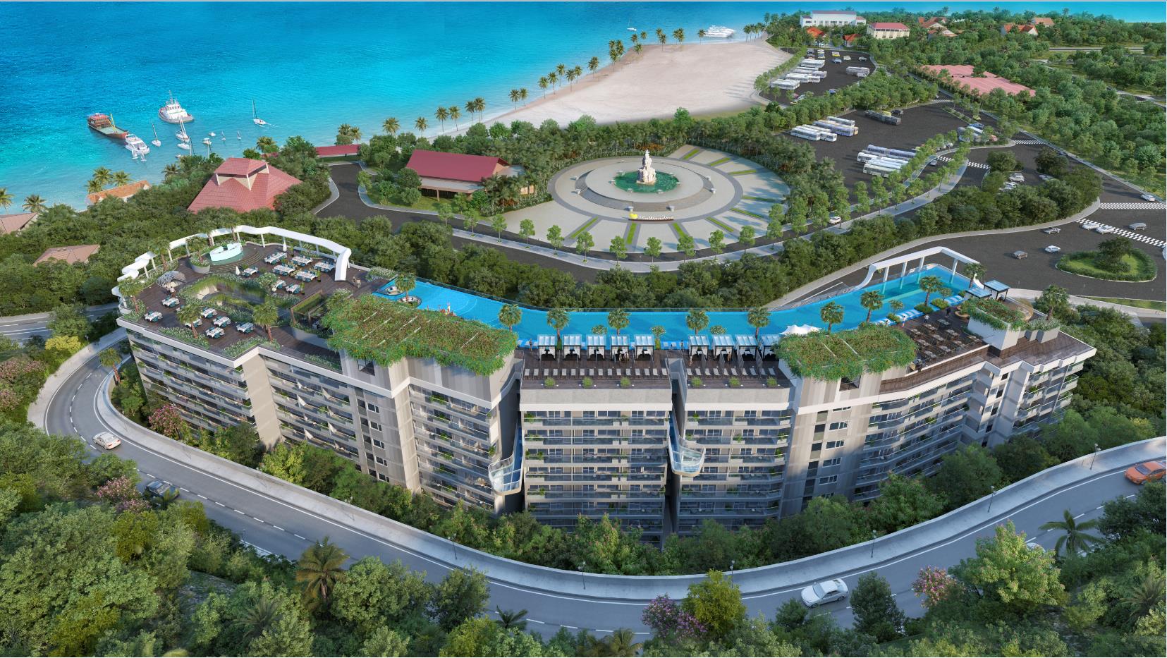 Địa thế “sáng giá” thu hút nhà đầu tư chú trọng phong thủy.