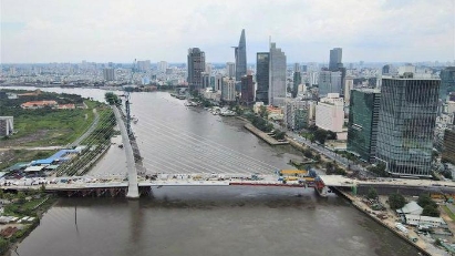 April 30 opening for HCMC's Thu Thiem 2 Bridge
