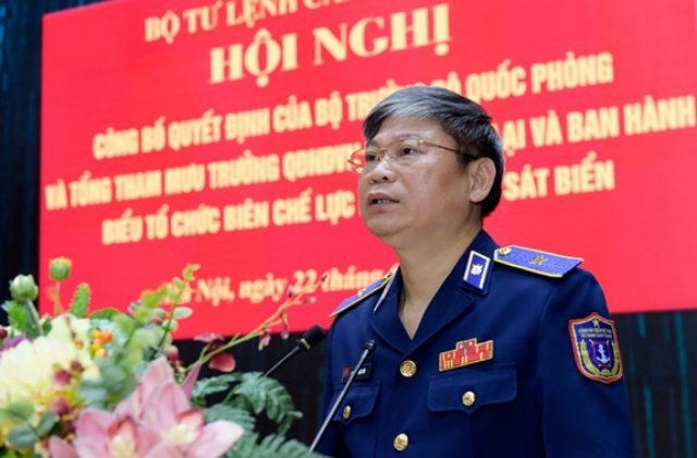 Trung tướng Nguyễn Văn Sơn, Phó bí thư Đảng ủy, Tư lệnh Cảnh sát biển Việt Nam - Ảnh: QDND