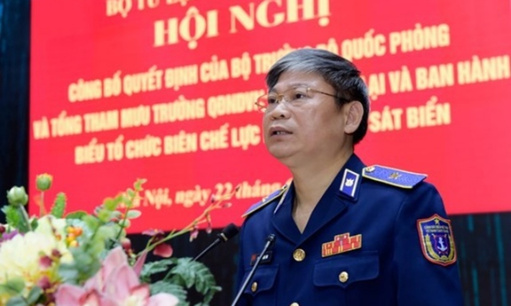 Trung tướng Nguyễn Văn Sơn, Phó bí thư Đảng ủy, Tư lệnh Cảnh sát biển Việt Nam - Ảnh: QDND