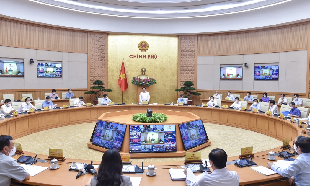Thủ tướng phát biểu tại phiên họp - Ảnh: VGP