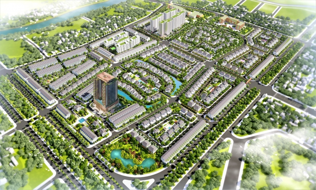 Ecogarden - Khu đô thị sinh thái nằm trong vùng lõi phân khu Thủy Vân.