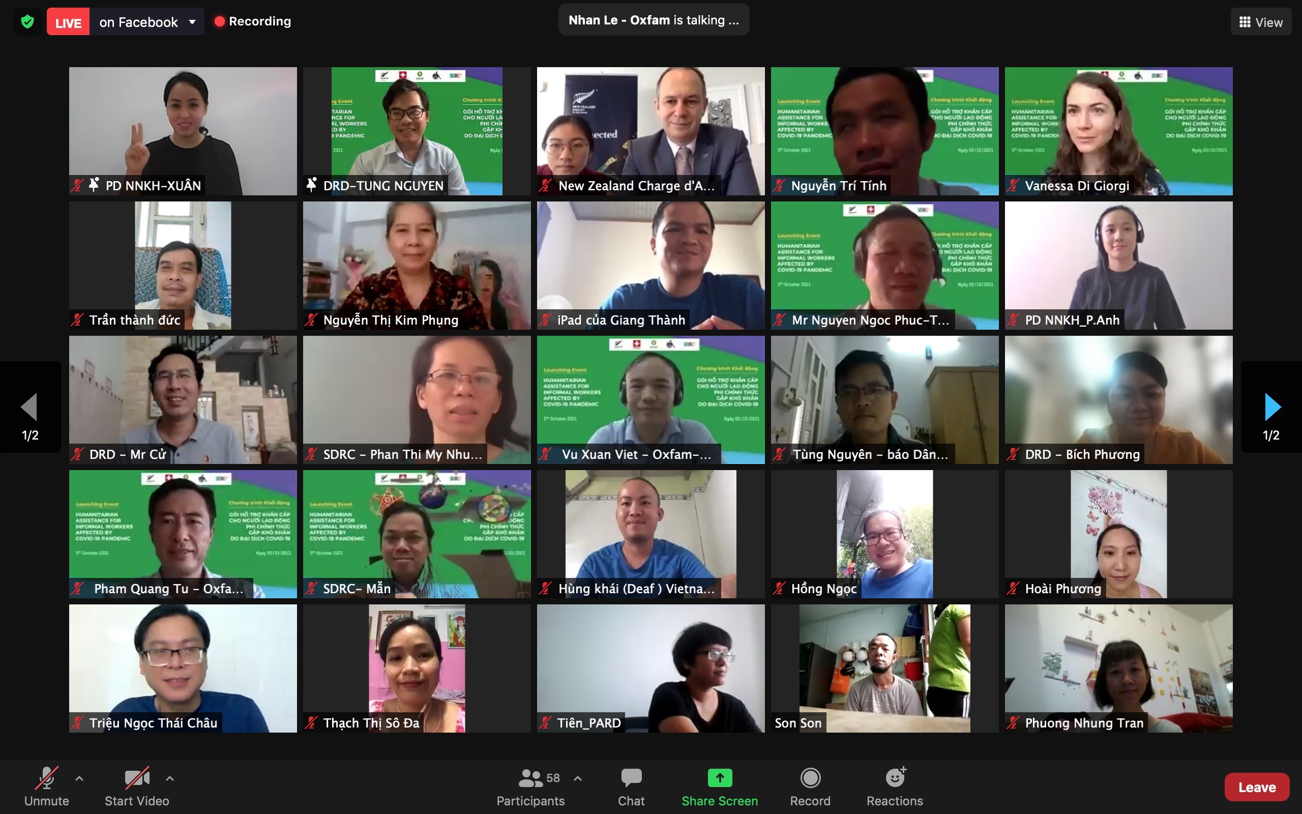 Những lao động di cư bị ảnh hưởng bởi Covid-19 được nhận cứu trợ