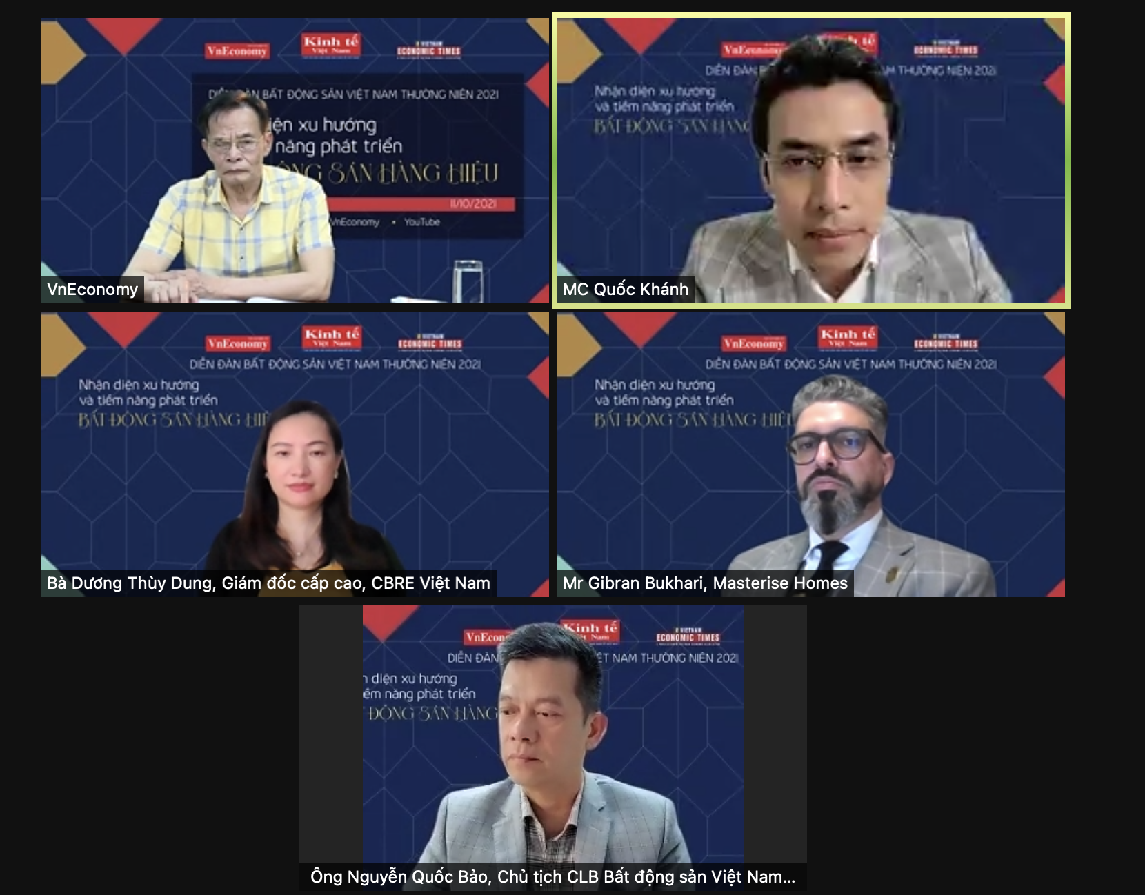 Diễn đàn Bất động sản Việt Nam Thường niên do Tạp chí Kinh tế Việt Nam/VnEconomy tổ chức. 