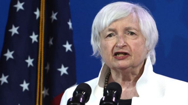 Bộ trưởng Bộ Tài chính Mỹ Janet Yellen - Ảnh: BBC.