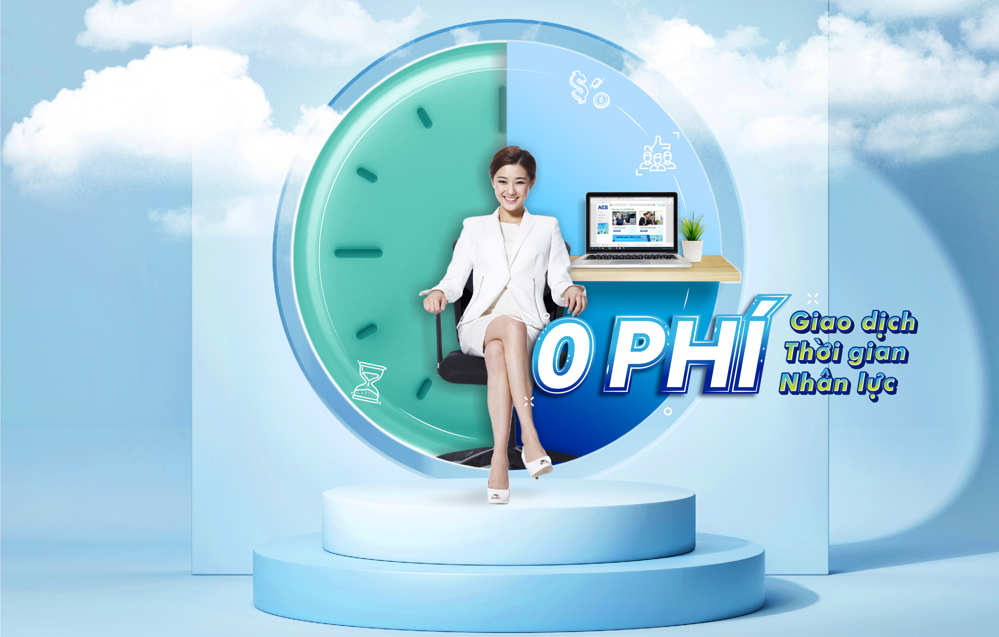 ACB đang triển khai giải pháp “không phí” nhằm tối ưu chi phí cho doanh nghiệp sau giãn cách.