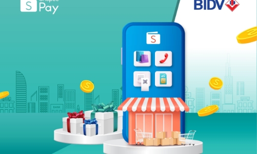 Mua sắm thả ga nhận nhiều ưu đãi cùng BIDV và ShopeePay