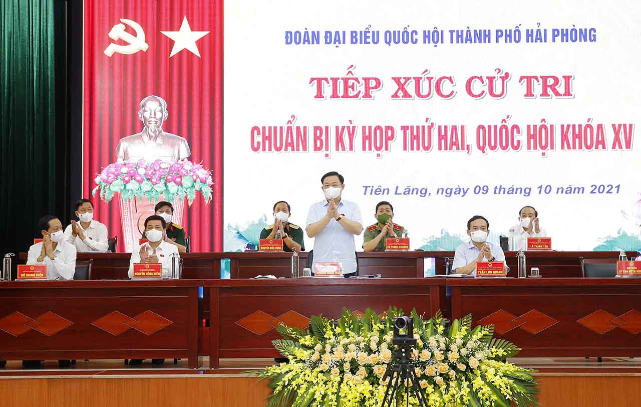 Toàn cảnh buổi làm việc - Ảnh: Quochoi.vn